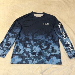 Blue Huk fishing shirt